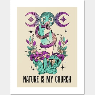 Nature is My Church Witchcraft Posters and Art